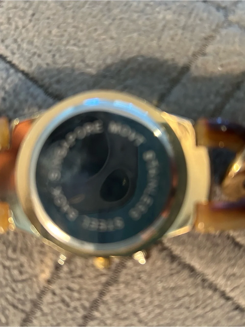 Gold-Tone Women's Chain Link Watch - Needs Battery